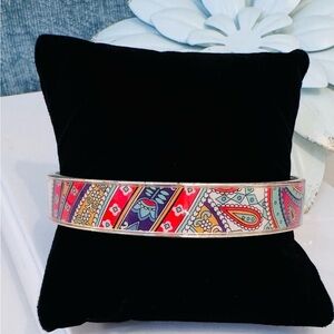 Vera Bradley Paisley Pattern Colorful Bangle Bracelet